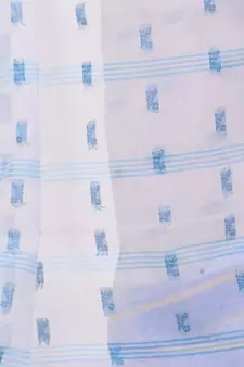 Multicolor Woven Cotton Saree Without Blouse