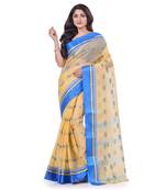 Multicolor Woven Cotton Saree Without Blouse
