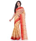 Multicolor Woven Cotton Saree Without Blouse