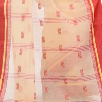 Multicolor Woven Cotton Saree Without Blouse 3