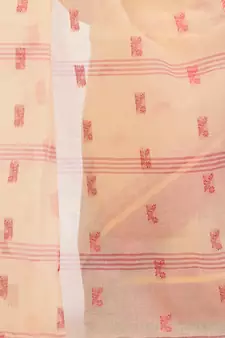 Multicolor Woven Cotton Saree Without Blouse