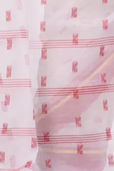 Multicolor Woven Cotton Saree Without Blouse
