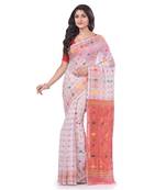 Multicolor Woven Cotton Saree Without Blouse