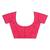 Pink hand woven cotton saree with blouse