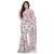 White hand woven cotton saree with blouse