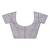 Grey hand woven cotton saree with blouse