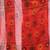 Red hand woven cotton saree with blouse