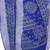 Blue hand woven cotton saree with blouse