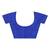 Blue hand woven cotton saree with blouse