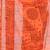 Orange hand woven cotton saree with blouse