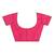Pink hand woven cotton saree with blouse