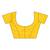 Yellow hand woven cotton saree with blouse