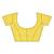 Light yellow hand woven cotton saree with blouse