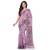 Violet hand woven cotton saree with blouse