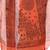 Orange hand woven cotton saree with blouse