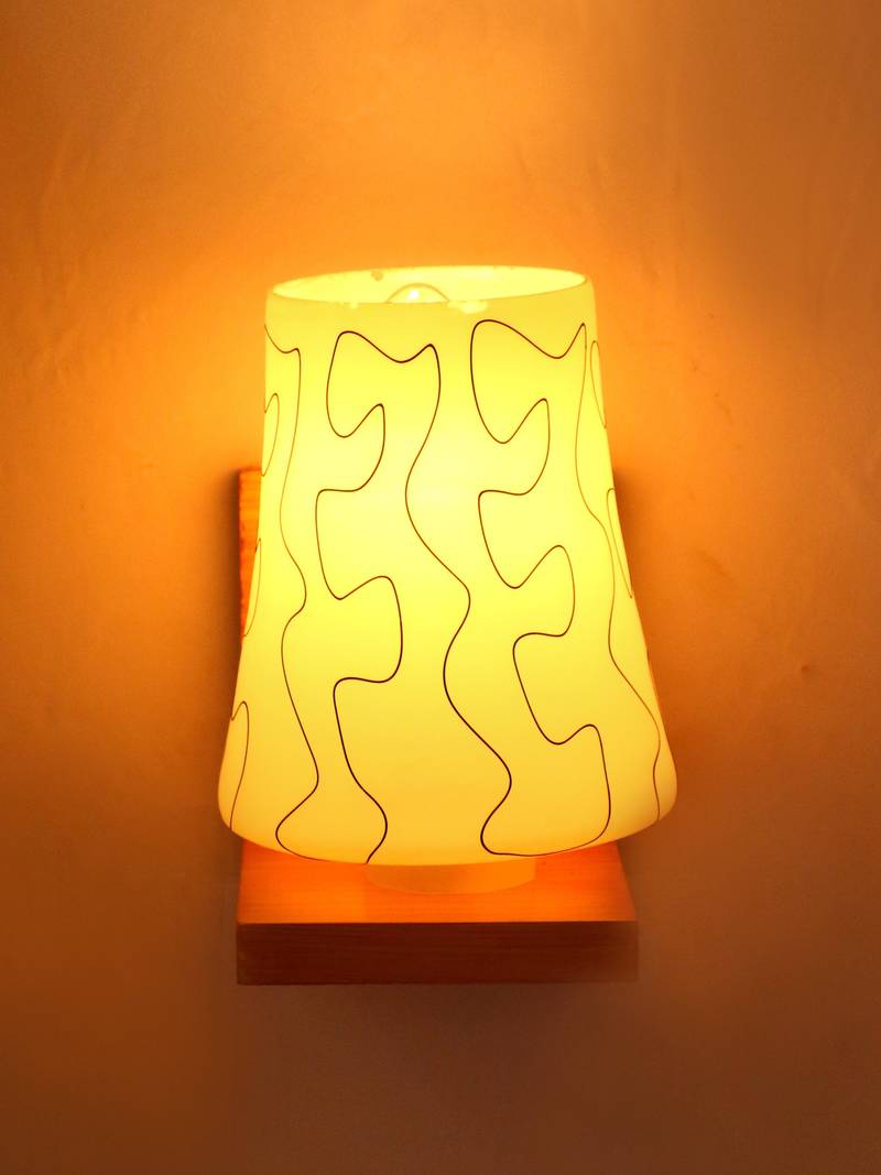 Stylish & Designer Colorful Sconce Glass Wall Lamp Light