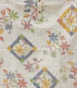 White embroidered cotton salwar