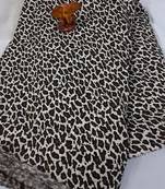 G.C Tiger Print  Crepe Kurti Unstiched  Fabric