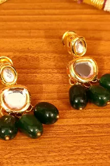 Green necklace-sets