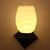 Stylish Designer LED Sconce Wall Lamp/ Light,  Yellow, Glass, Wood, (Set Of Four)-Mot205
