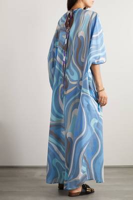 JSDC Casual Wear Cotton Fabric Printed Long Abstract Kaftan 2