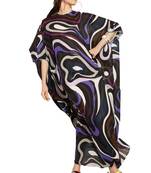 JSDC Premium Cotton Printed Long Women Beach Kaftan