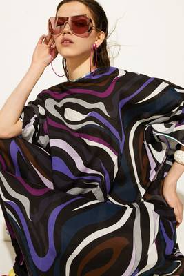 JSDC Premium Cotton Printed Long Women Beach Kaftan 3