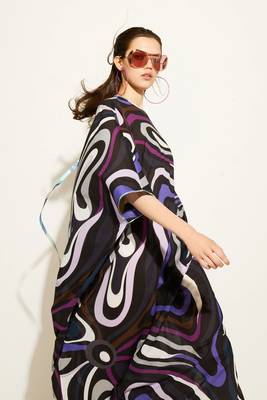 JSDC Premium Cotton Printed Long Women Beach Kaftan 4