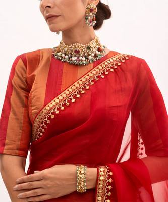 Handloom Weaved Slik Blouse 1