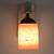 Designer Wood Pendant Wall Light / Night Lamp Of Colorful Glass Shade (Set Of Two)-W80