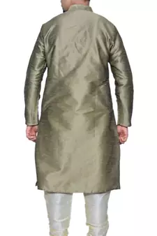 Men's Copper Gold Kurta with Gold Churidhar