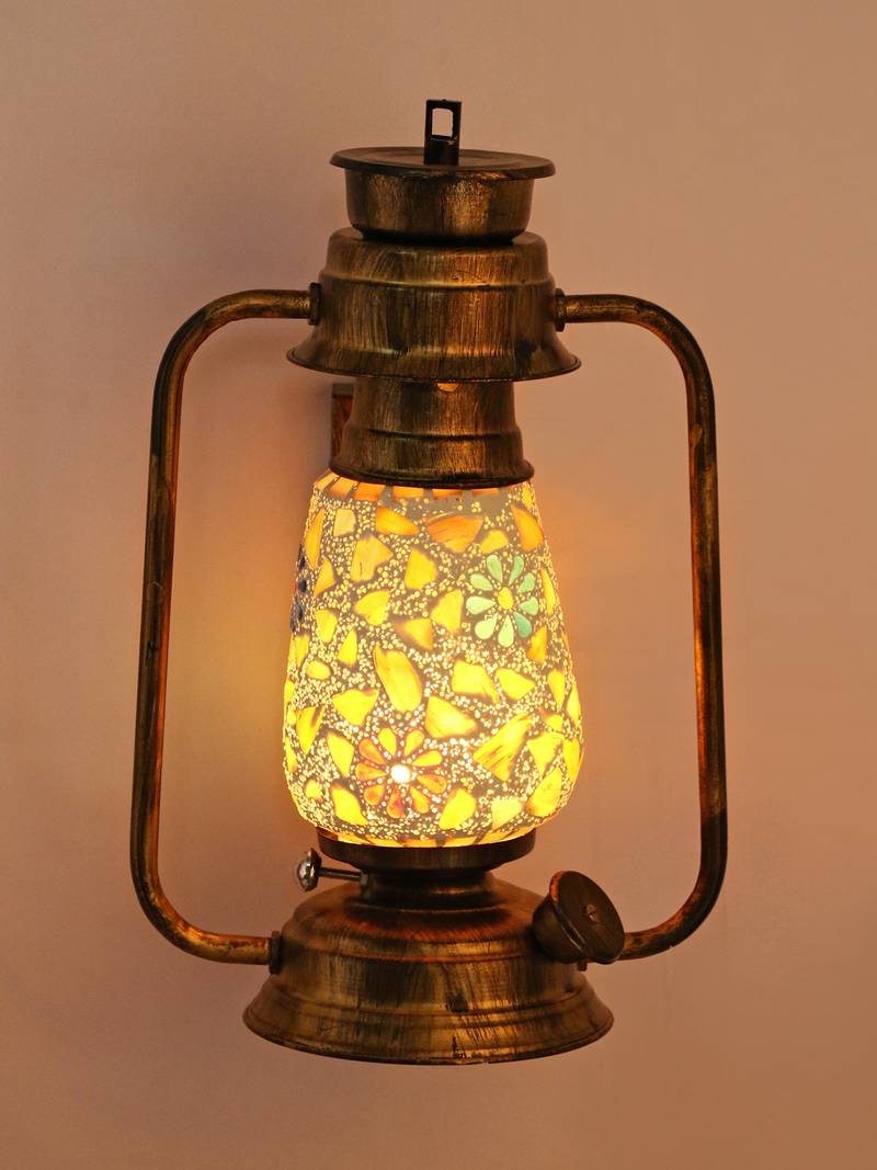 Vintage Wall Lamp Light Of Antique Lantern Design