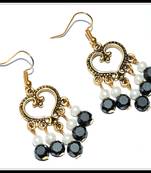 Black And Gold Earrings