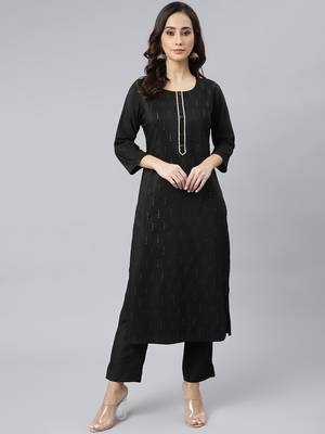 Black gotta patti silk salwar 2