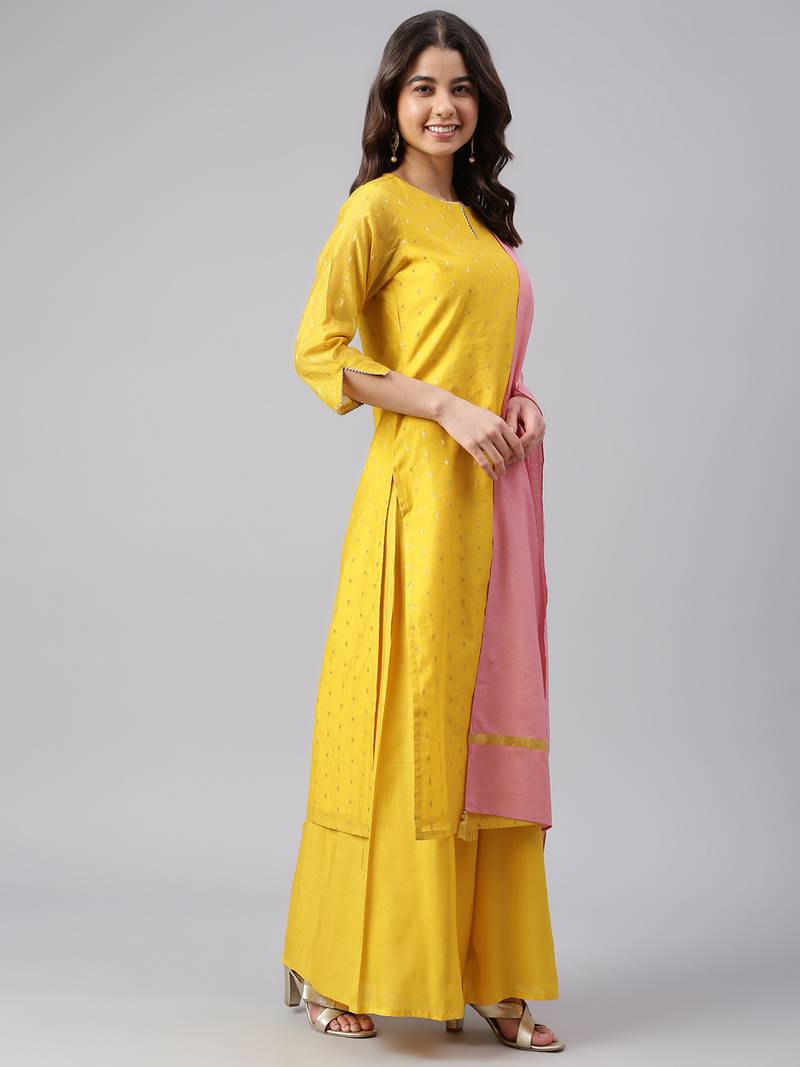 Chanderi Silk Salwar Material main image 1