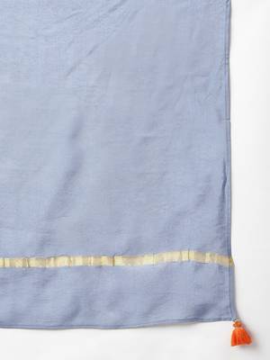 Orange woven chanderi silk salwar 4