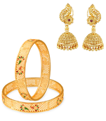 Gold cubic zirconia jewellery-combo