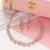 Mad Club  American Diamond Rose Gold Plated Necklace With Earrings For Women, Girls   Jewellery Set For Wedding,
