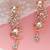 Mad Club  American Diamond Rose Gold Plated Necklace With Earrings For Women, Girls   Jewellery Set For Wedding,