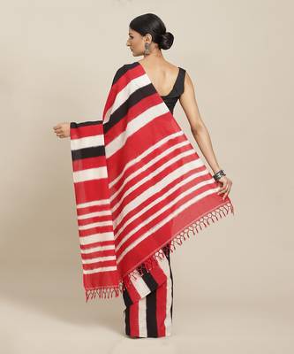 Multicolor Handloom Ikat On Cotton  2