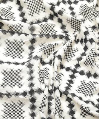 Multicolor Handloom Double Ikat On Cotton  5