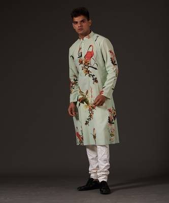 Blue Bird Printed Kurta Set 2