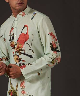 Blue Bird Printed Kurta Set 7