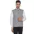 White printed cotton nehru-jacket