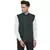 Green printed banarasi nehru-jacket