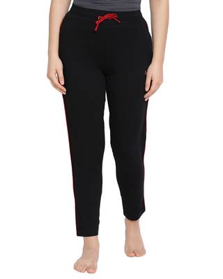  Lyra Navy blue melange Women's Track Pant 1