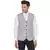 Silver plain poly cotton waist coat