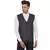 Grey plain poly cotton waist coat