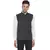 Grey plain poly cotton nehru-jacket