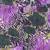 Purple Floral Pattern Long Viscose Lycra Palazzo Printed Women Casual Trouser